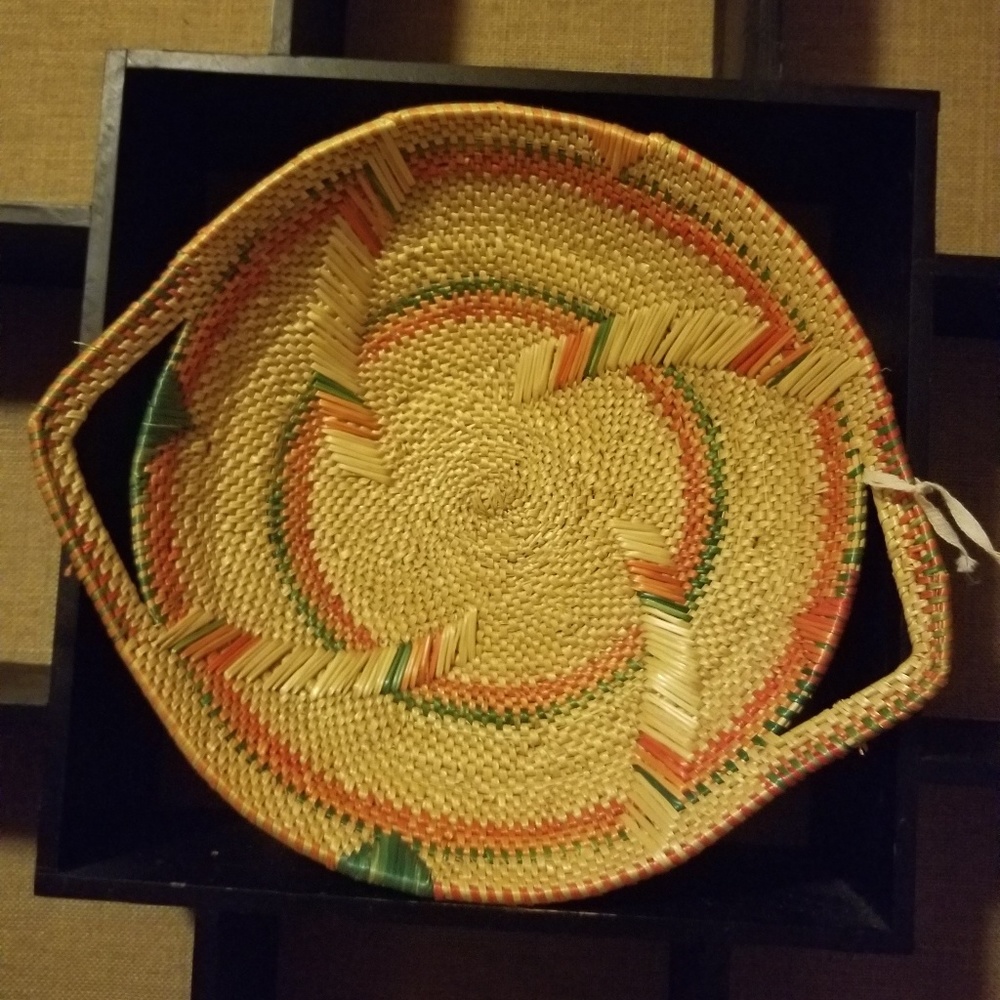 Hand woven Ghana Fruit basket